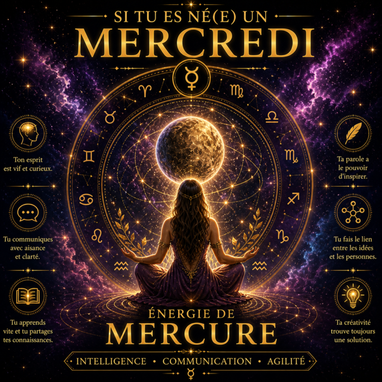 MERCREDI  ÉNERGIE DE MERCURE.