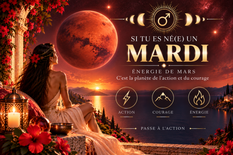 NÉE UN MARDI ? MARS RÉVÈLE TA PUISSANCE.