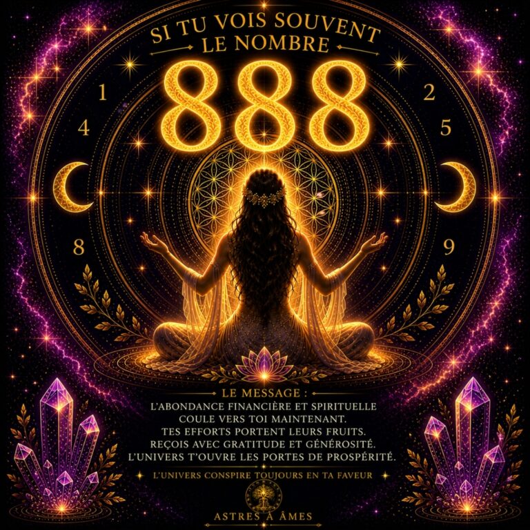 888: Signification spirituelle, message caché et rituel puissant.