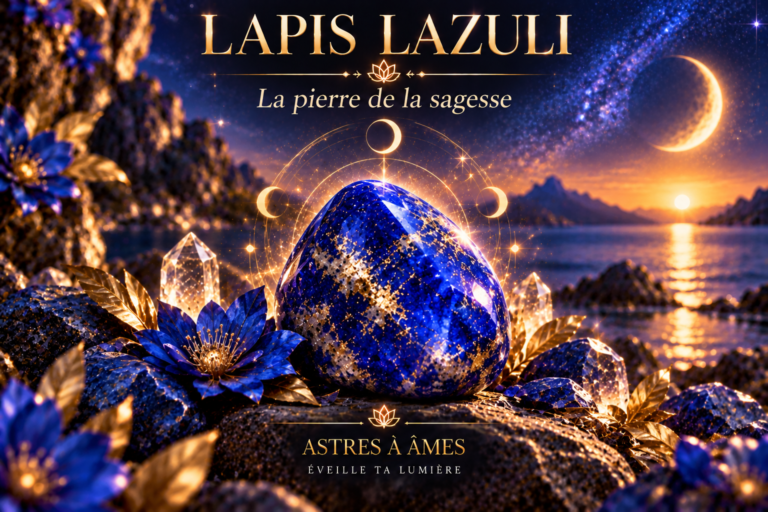 LAPIS-LAZULI : LA PIERRE QUI T’INVITE À ÉCOUTER TA VÉRITÉ.