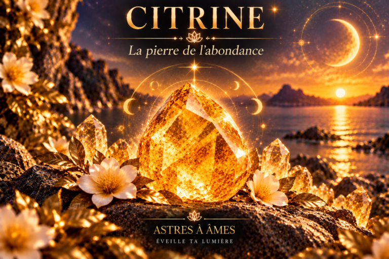 CITRINE : LA PIERRE DE L’ABONDANCE ET DE LA LUMIÈRE.