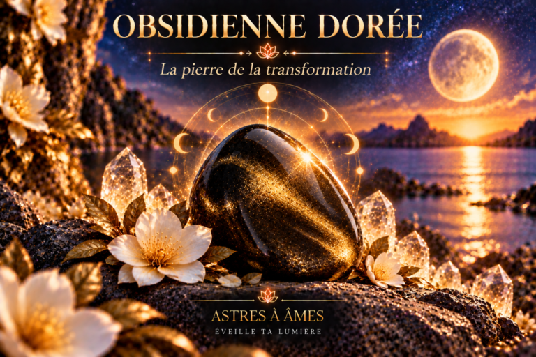 OBSIDIENNE DORÉE : ET SI TU OSais ENFIN REGARDER CE QUE TU ÉVITES ?