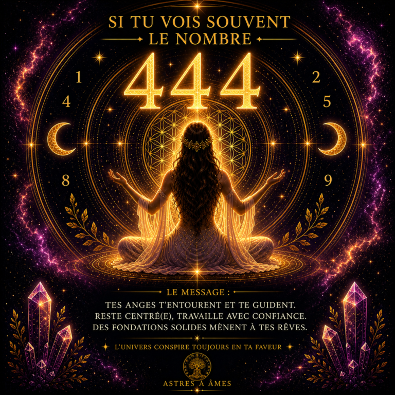 444: Signification spirituelle, message caché et rituel puissant.