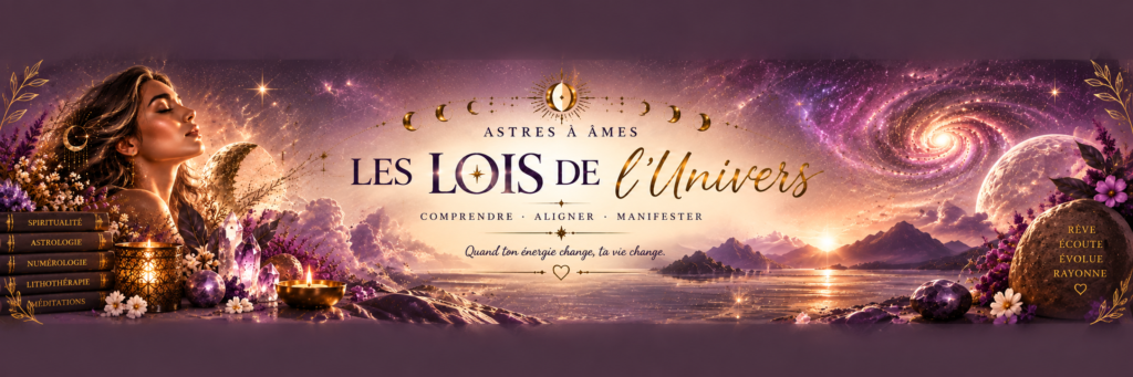 LES LOIS DE L’UNIVERS.