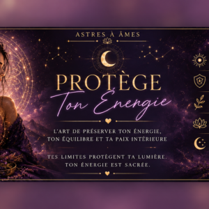 Protège ton énergie.